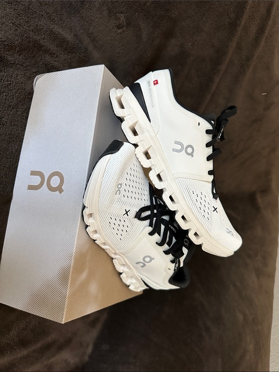 On Clouds Shoes - Cloud X4 Women's Athletic Shoes - Ivory/Black